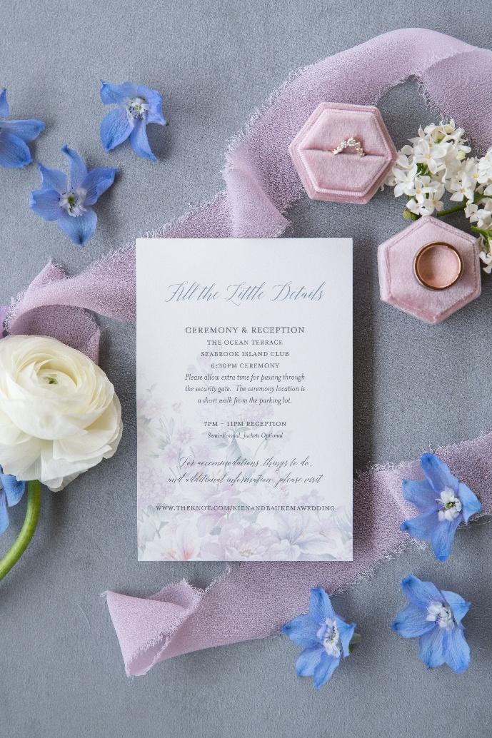 Wedding invitation card