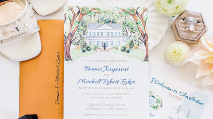 Invitation and Venue Illustration